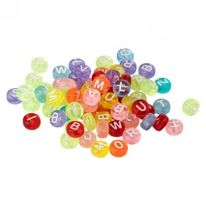 Letter Beads Acrylic