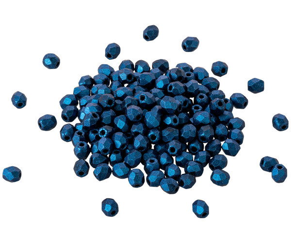 Perline sfaccettate rotonde appiattite 4x3 mm - Turchese africano - Diaspro x39cm - Perles & Co