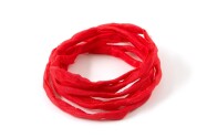 Hand dyed Habotai silk ribbon Chimney Red ø3mm