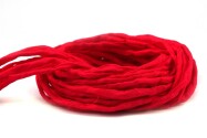 Hand dyed Habotai silk ribbon Christmas Red ø3mm