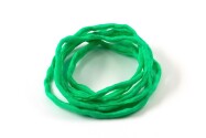 Hand dyed Habotai silk ribbon Mint Green ø3mm