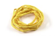 Hand dyed Habotai silk ribbon Mustard Yellow ø3mm