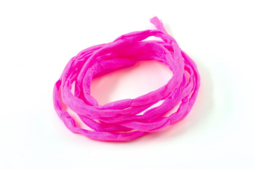 Handgefärbtes Habotai-Seidenband Pink ø3mm