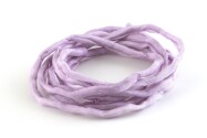 Handgefärbtes Habotai-Seidenband Rose Purple ø3mm