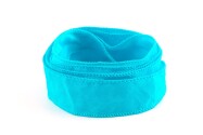 Handmade Habotai silk ribbon Turquoise 20mm wide