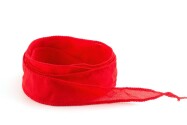 Handmade Habotai silk ribbon Chimney Red 20mm wide