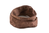 Handmade Habotai silk ribbon Cappuchino 20mm wide