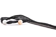 Handgefertigtes Seidenband Crinkle Crêpe Lachs 20mm breit