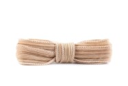 Nastro di seta fatto a mano Crinkle Crêpe Beige 20mm di larghezza