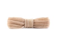Handmade silk ribbon Crinkle Crêpe Beige 20mm wide