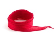 Handmade Crêpe Satin silk ribbon Cherry Red 20mm wide