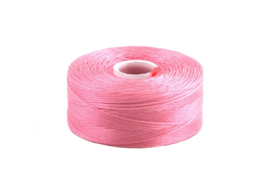 C-Lon Pink TEX45 ø0,11mm - hilo flexible para abalorios