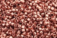 DB0040 Copper Plated Miyuki Delica 11/0 Japanese cylinder beads 1.6mm 5g