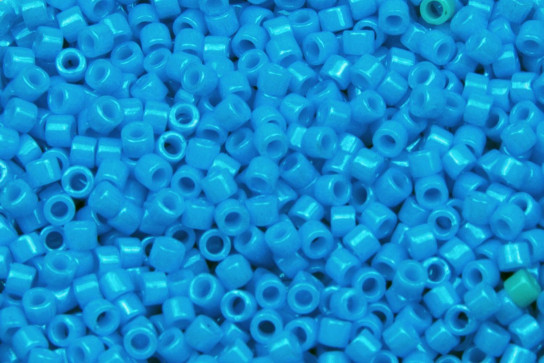 DB0659  Dyed Opaque D Turquoise Blue Miyuki Delica 11/0 Japanese cylinder beads 1.6mm 5g