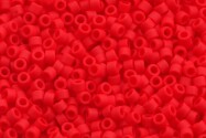 DB0753  Matte Opaque Red Miyuki Delica 11/0 Japanse cilinderkralen 1,6mm 5g