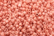 DB1363 Dyed Opaque Salmon Miyuki Delica 11/0 Japanese cylinder beads 1.6mm 5g