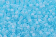 DB1859  Silk Inside Dyed Frozen Blue Miyuki Delica 11/0 perles cylindriques japonaises 1,6mm 5g