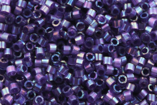 DB1881 Silk Inside Dyed Dark Orchid AB Miyuki Delica 11/0 Japanische Zylinderperlen 1,6mm 5g