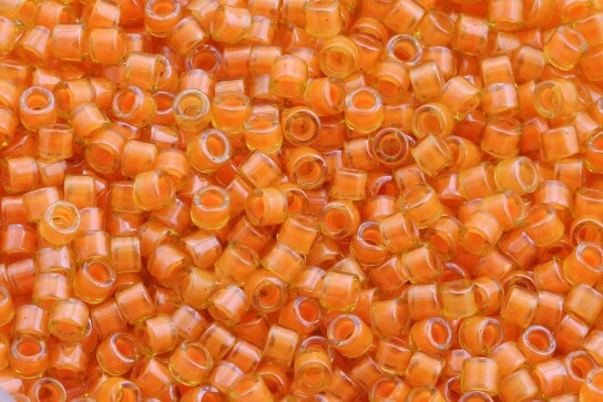 DB2045 Luminous Mango Miyuki Delica 11/0 Japanese cylinder beads 1.6mm 5g