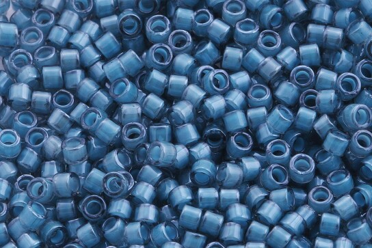 DB2054 Luminous Dusk Blue Miyuki Delica 11/0 Japanese cylinder beads 1.6mm 5g