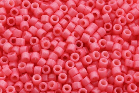 DB2115 Duracoat Opaque Guava Miyuki Delica 11/0 Japanese cylinder beads 1.6mm 5g