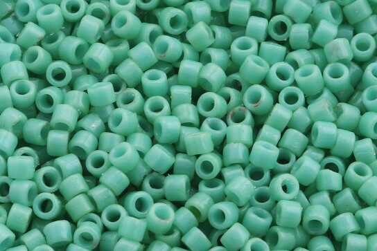 DB2125 Duracoat Opaque Sea Opal Miyuki Delica 11/0 Japanese cylinder beads 1.6mm 5g
