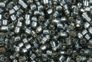DB2166  Duracoat S/L Dyed Lt Blue Steel Miyuki Delica 11/0 perles cylindriques japonaises 1,6mm 5g