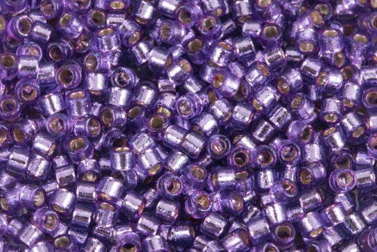 DB2168 Duracoat S/L Dyed Orchid Miyuki Delica 11/0 Japanese cylinder beads 1.6mm 5g