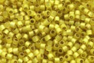DB2187 Duracoat SF S/L Dyed Citron Miyuki Delica 11/0 Japanese cylinder beads 1.6mm 5g