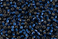 DB2191 Duracoat S/L Dyed Navy Blue Miyuki Delica 11/0 Japanese cylinder beads 1.6mm 5g