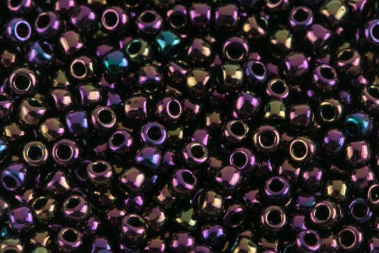 TR-11-85 Metallic Iris Purple 2.2mm TOHO 11/0 Rocailles 10g
