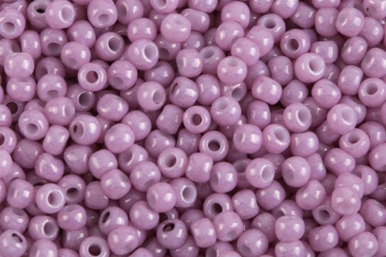 TR-11-127 Opaque Lustered Pale Mauve 2.2mm TOHO 11/0 Rocailles 10g
