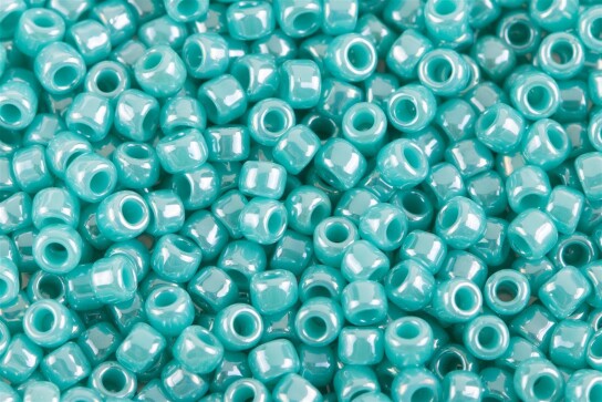 TR-11-132 Opaque Lustered Turquoise 2.2mm TOHO 11/0 Rocailles 10g