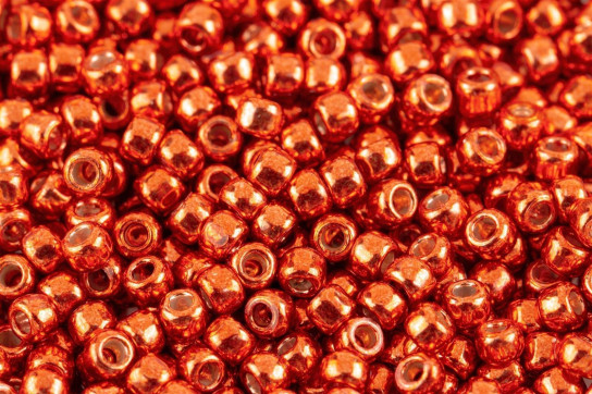 TR-11-PF562  PF Galvanized Saffron 2.2mm TOHO 11/0 Rocailles 10g