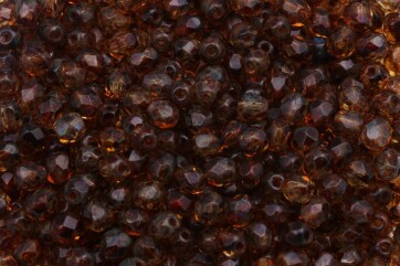 Perles de verre polies au feu Crystal Picasso 4mm