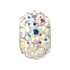 Rhinestone bead with Crystal AB strass ID 4.7mm