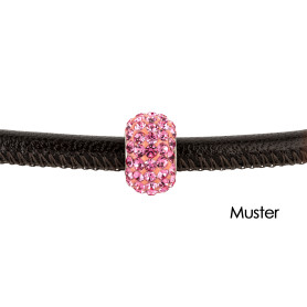 Grootgatkraal met 84 kristalstenen Fuchsia ID 4,7mm