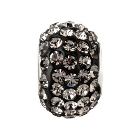 Rhinestone bead with Black Diamond strass ID 4.7mm