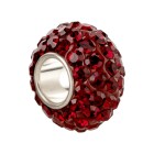 Module kraal met strass Burgundy ID 4,7mm