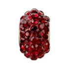 Module kraal met strass Burgundy ID 4,7mm