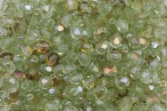 Perles de verre polies au feu Twilight Peridot 4mm