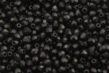 Perles de verre polies au feu Metallic Suede Dark Green 3mm