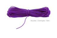 10m Macrame ribbon satin cord Ø1mm Light Grey