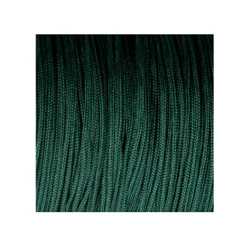 10m Macrame ribbon satin cord Ø1mm Dark Green