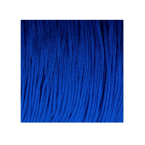 10m Nastro Macrame corda di raso Ø1mm intrecciatura Blu kumihimo