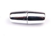Magic Power magnetic closure olive silver glossy (ID 6mm)