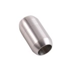 Chiusura magnetica in acciaio inox 21x12mm (ID 8mm) spazzolato