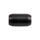 Edelstahl Magnetverschluss schwarz 21x12mm (ID 8mm) gebürstet