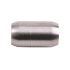 Stainless steel magnetic clasp 25x14mm (ID 10mm) brushed