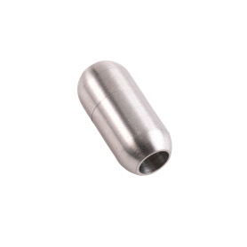 Fermeture magnétique en acier inoxydable 18x7mm (ID 5mm) brossé